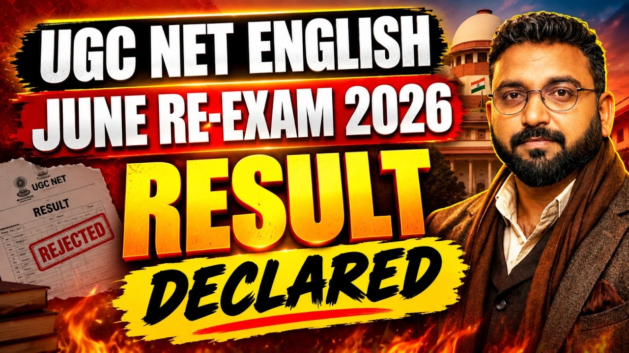 UGC NET English Result 2026 OUT 🔥June Re-Exam Result Declared | Check Result Now | Vineet Pandey Sir