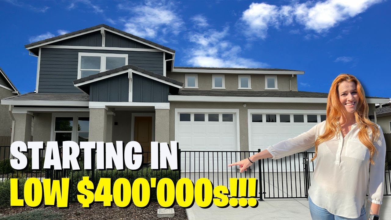 Sacramento California LOWEST PRICED New Construction Homes Starting In The Low $400,000s!