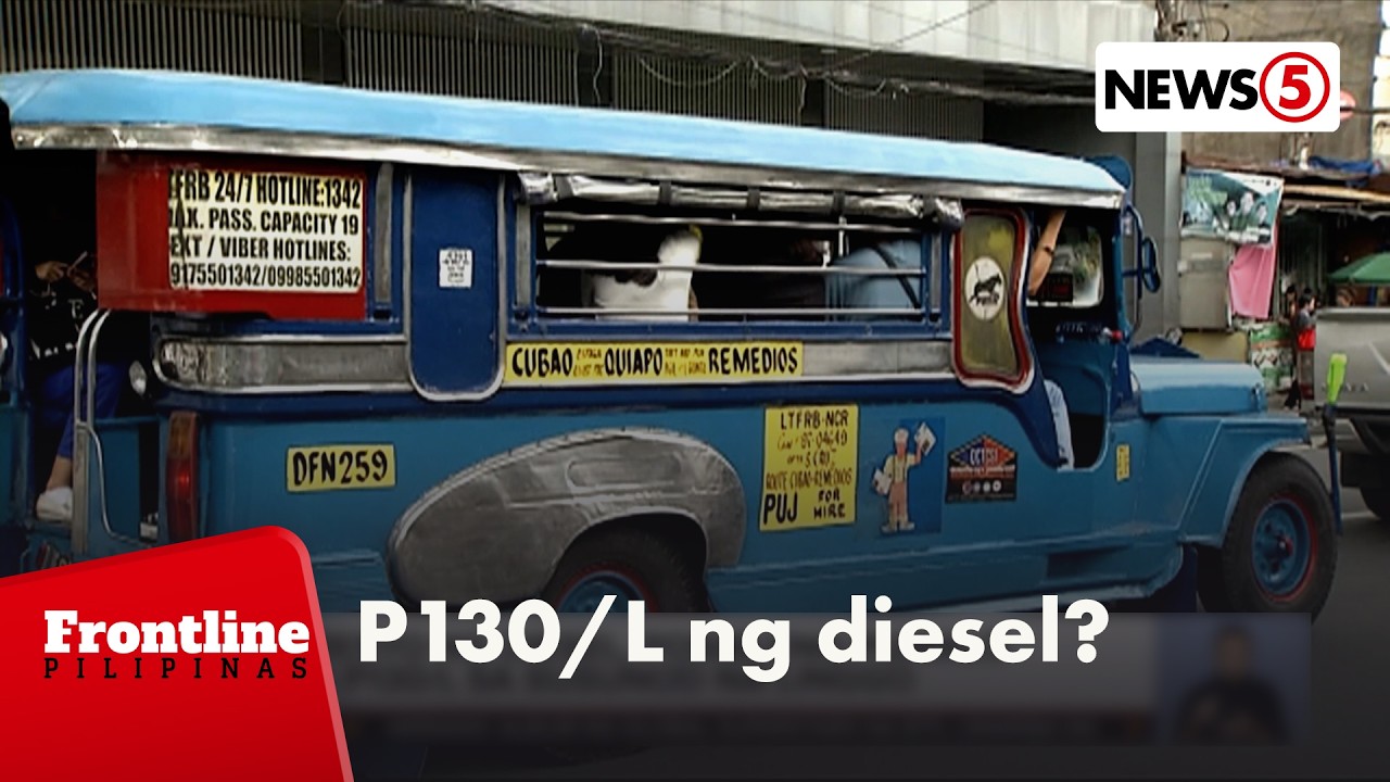 Presyo ng diesel, posibleng pumalo sa P130/litro sa susunod na linggo | Frontline Pilipinas