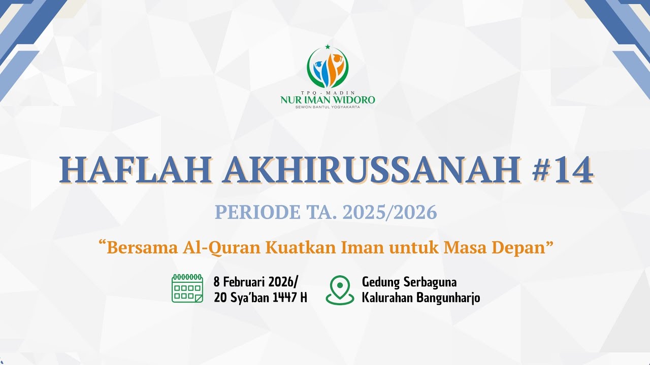 HAFLAH AKHIRUSANAH TPQ-MADIN NUR IMAN WIDORO #14