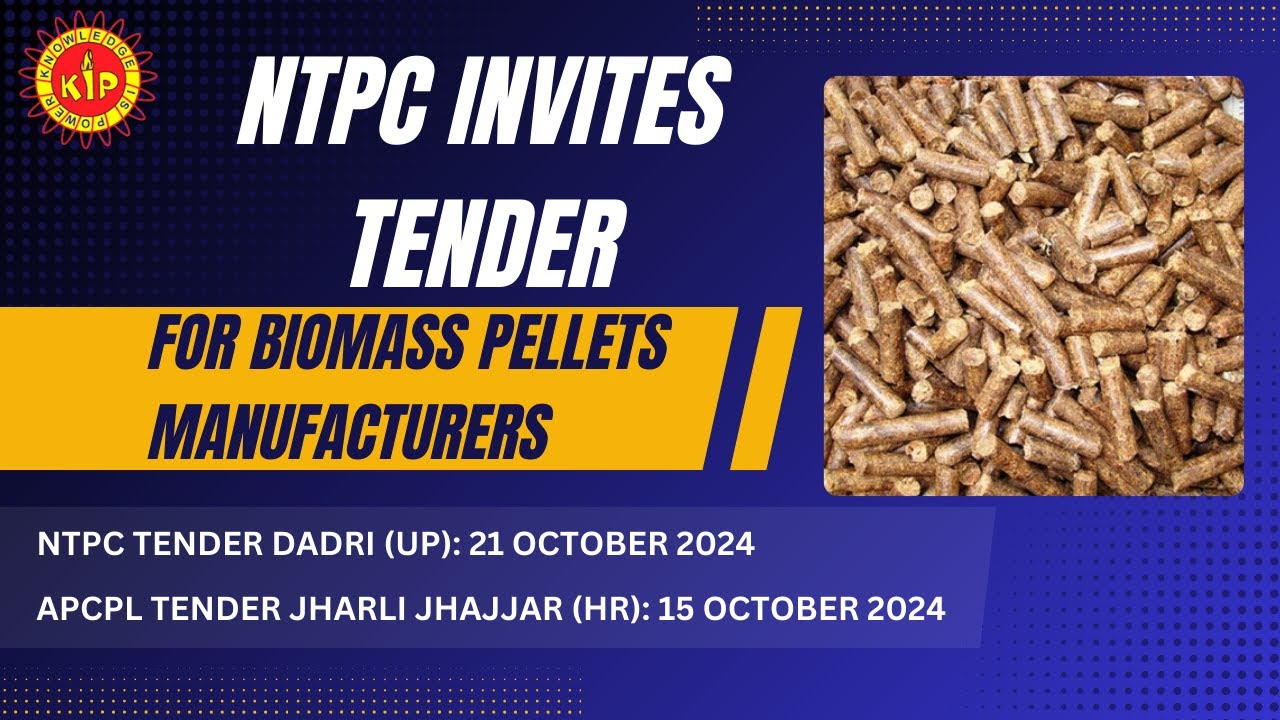 NTPC Tender  || Biomass Pellets Tender || Bio Energy Projects || Bio Fuel #biomasspellets