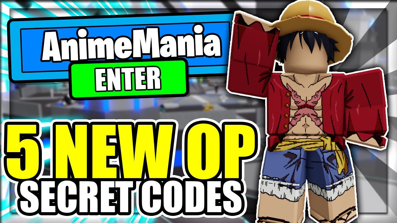 ALL *5* NEW SECRET OP CODES! Anime Mania Roblox