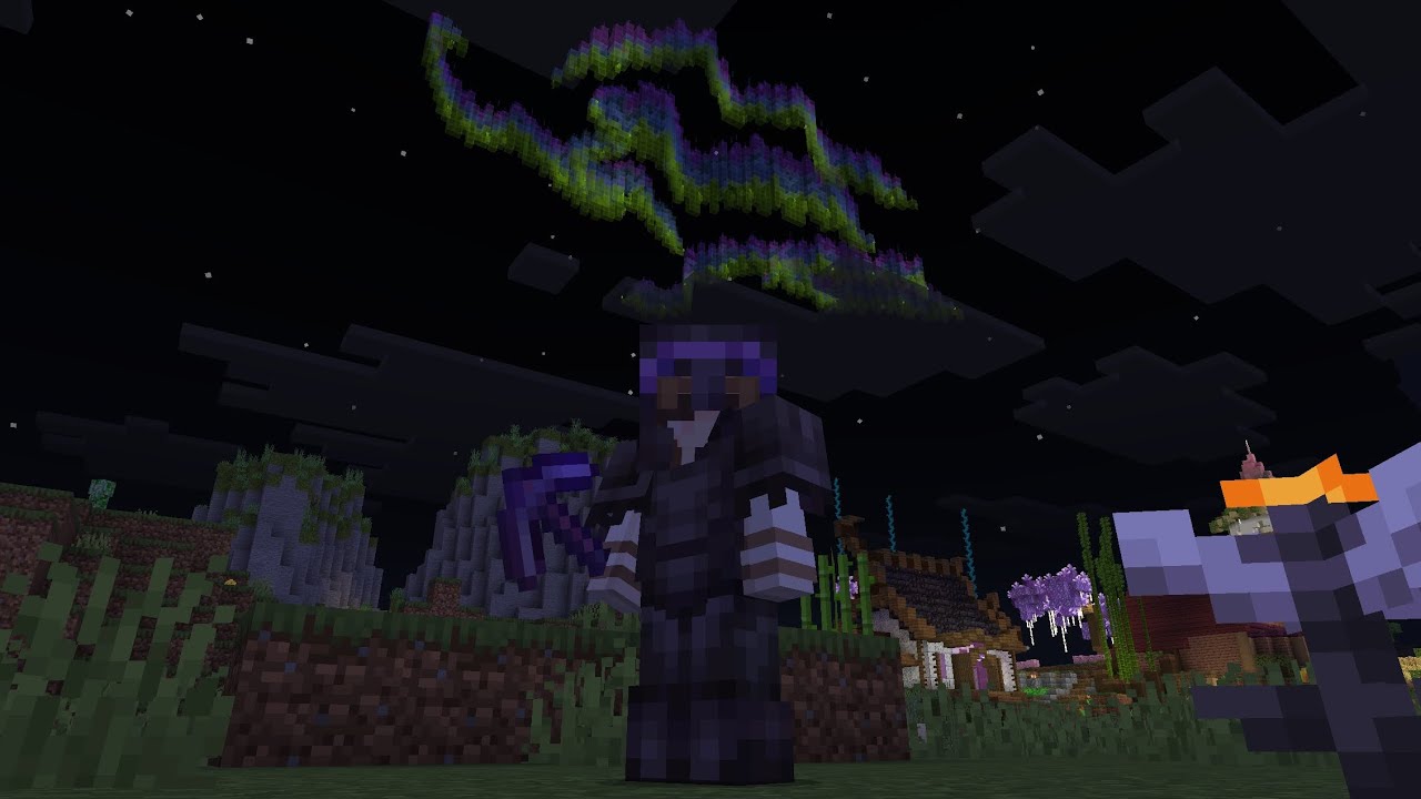 How to build the northern lights in Minecraft!
