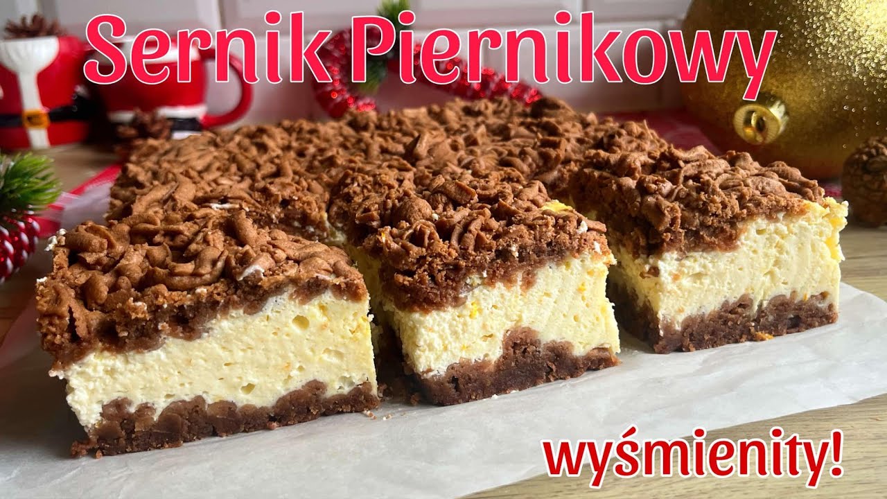 ❤️Przepyszny Sernik Piernikowy❤️Zaskoczcie Gości Pysznym Ciastem🎄