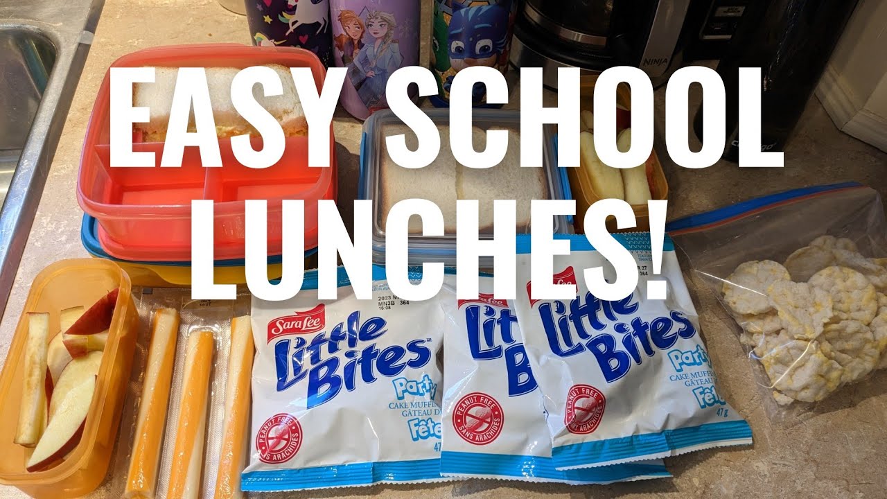 SIMPLE SCHOOL LUNCH IDEAS || EASY LUNCHES FOR KIDS