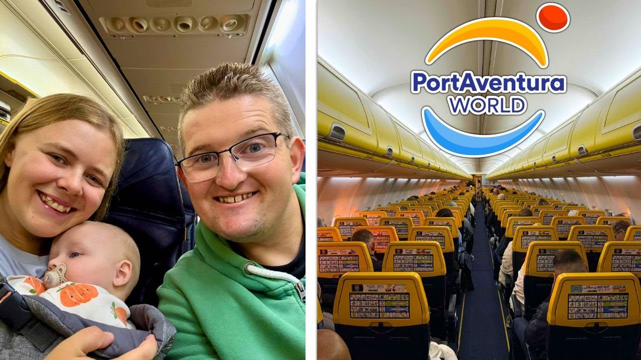Видеоблог о путешествиях PortAventura 2025 — рейс Ryanair из Ист-Мидлендса в Реус!