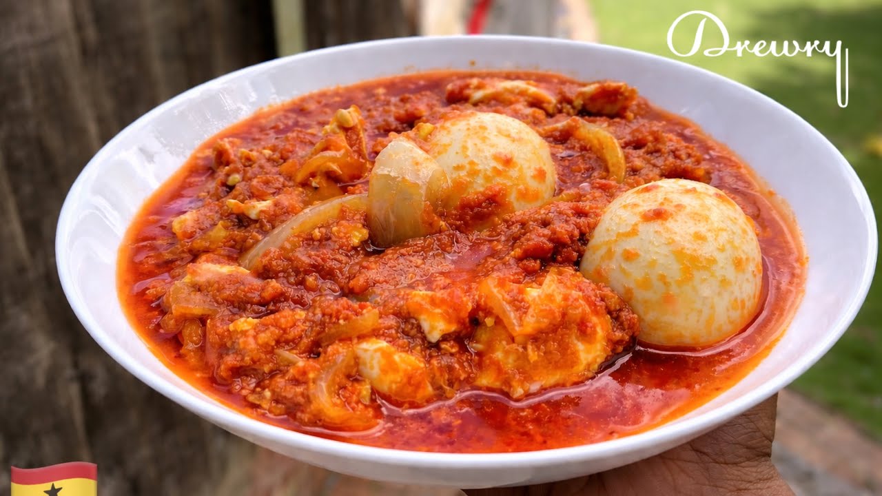 FAVOURITE CORNED BEEF & EGG STEW RECIPE | GHANA STYLE