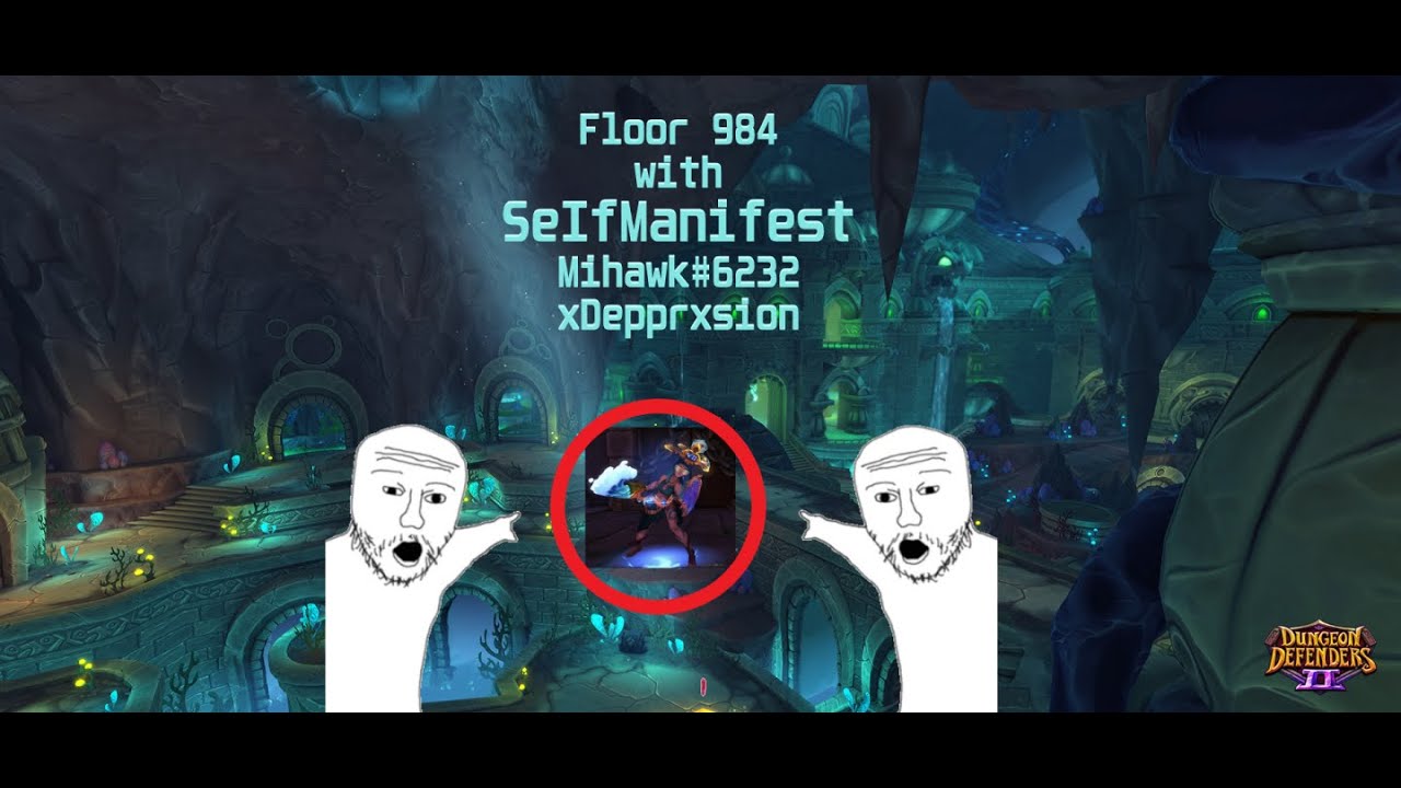 Onslaught Floor 984 post squish with SeIfManifest, Mihawk#6232, xDepprxsion - Dungeon Defenders II