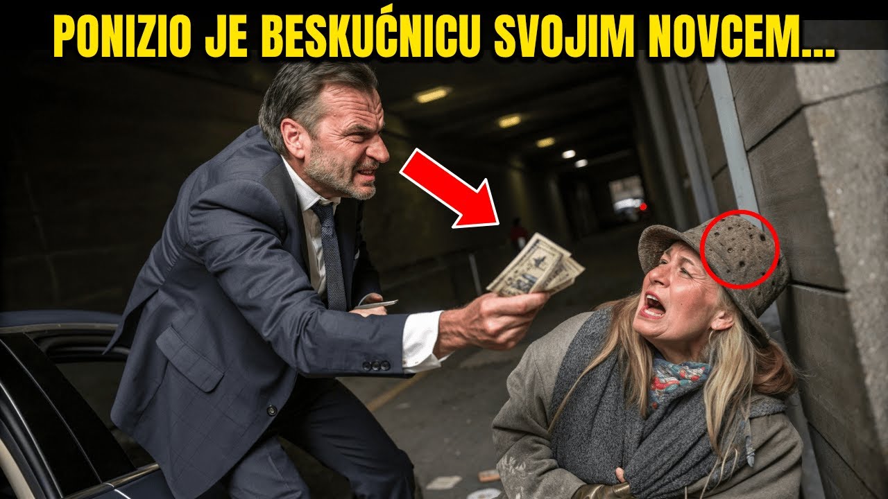 Milijunaš je izrugivanjem bacio novac beskućnici, ali kad je skinula kapu i otkrila tko je...