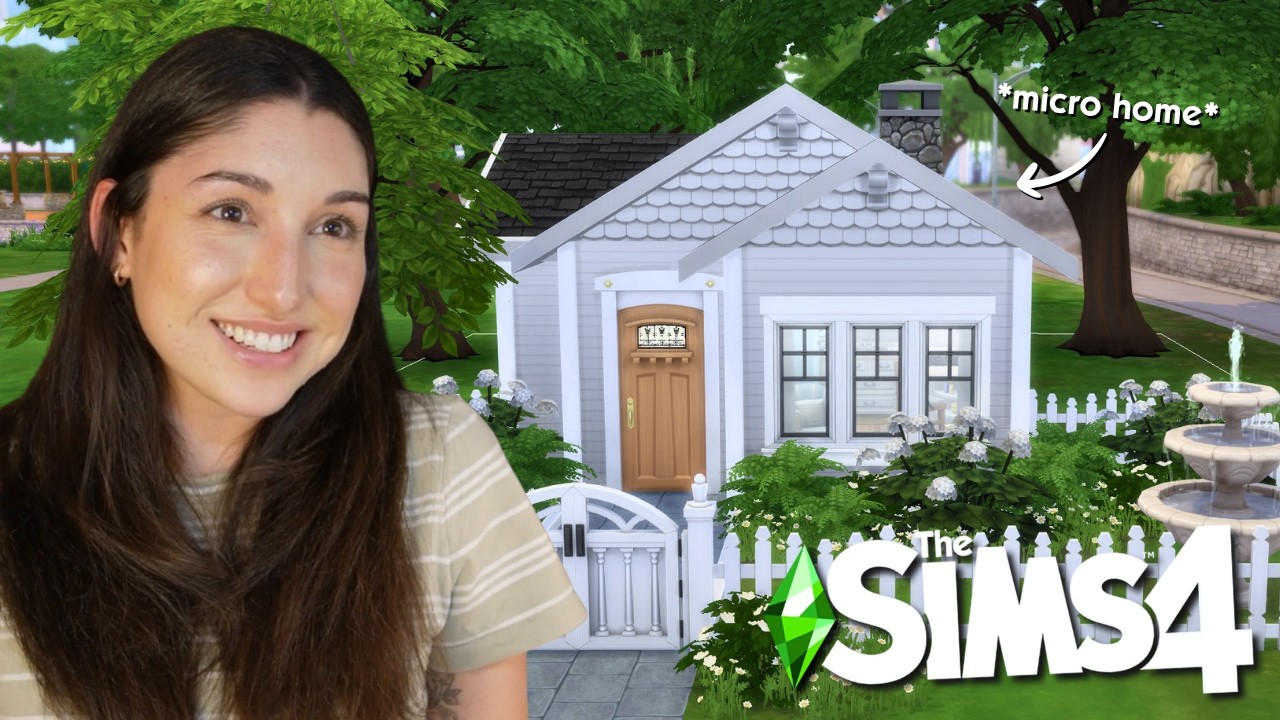 i built a MICRO home in the Sims 4