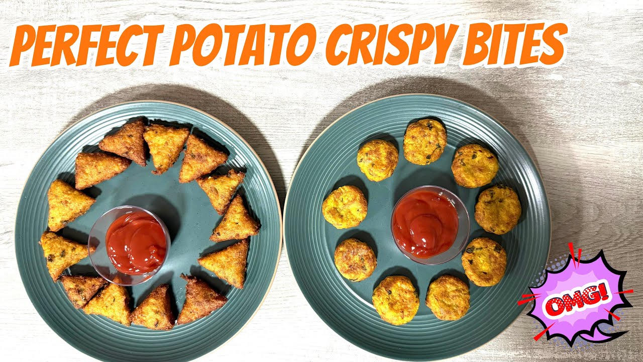 Potato Crispy Bites | Super Crunchy & Tasty Snack@TheHomeKitchenTadka 