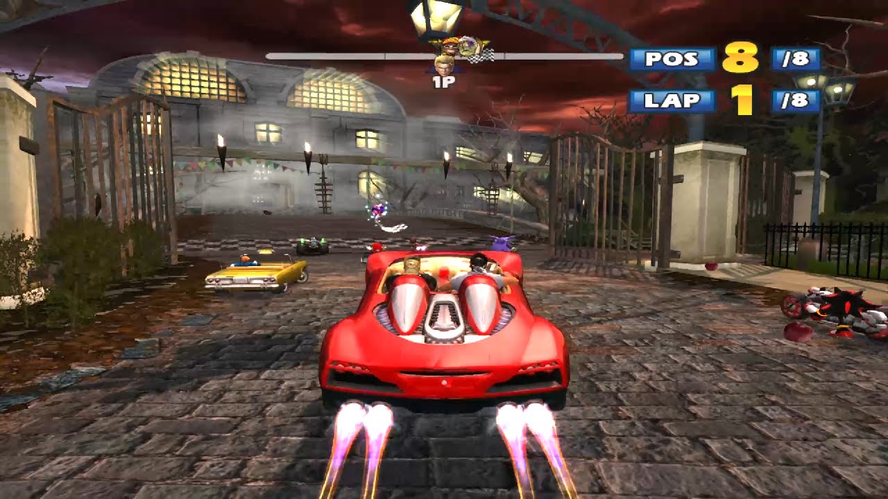 JACKY and AKIRA Deadly Route 8 Laps Expert (Request) Sonic & Sega All-Stars Racing