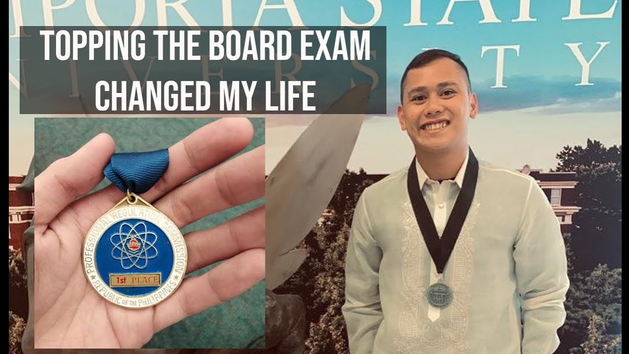 Topping the board examination