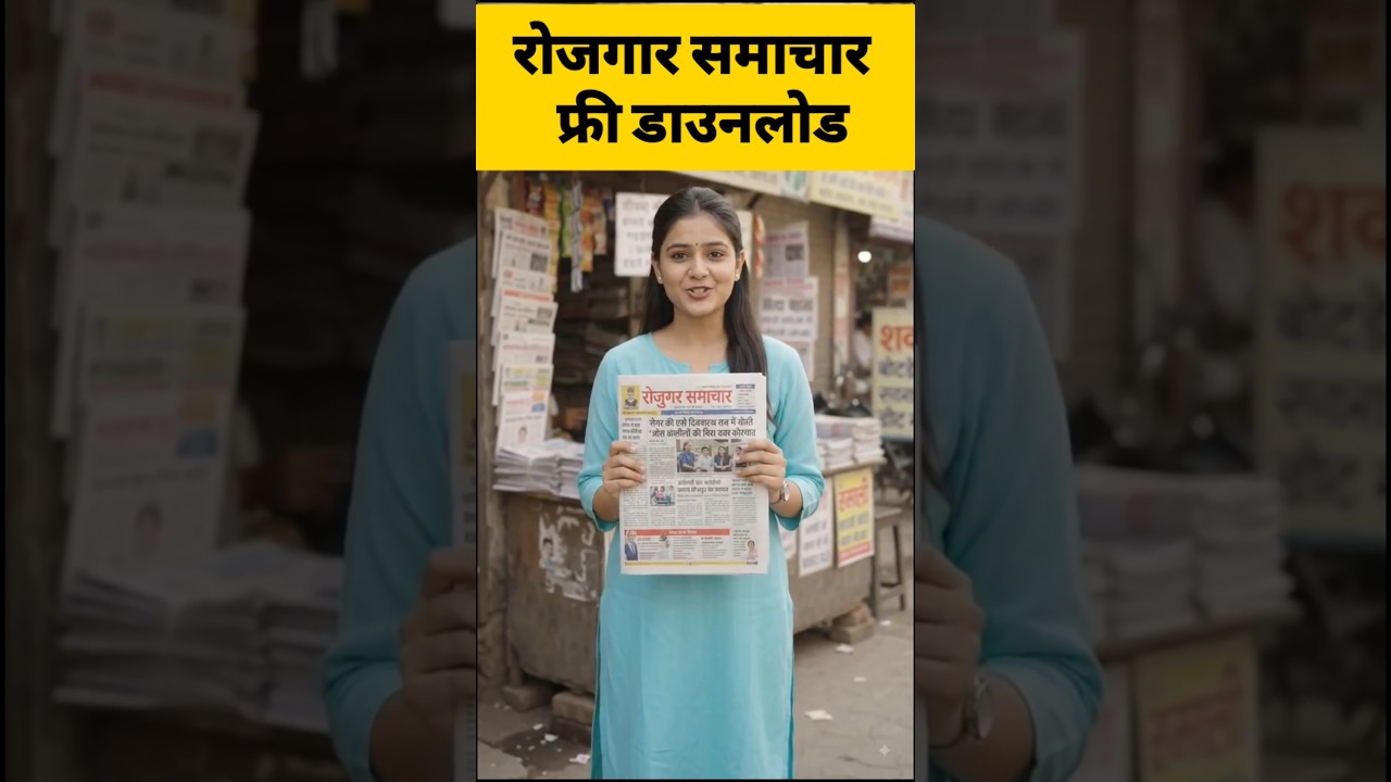 Employment News Paper PDF Free Download Rojgar Samachar 2026 Rojgar Samachar Today रोजगार समाचार