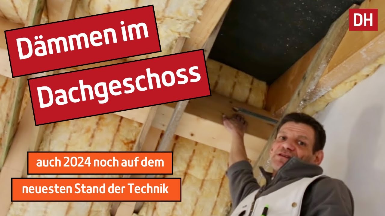 Wie Dämme ich mein Dachgeschoss ? #diy