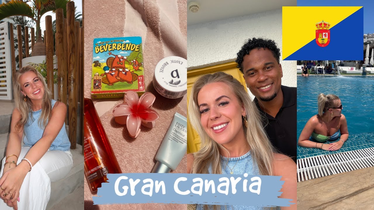 Beach club Amadores 💗, sporten 🏋🏼‍♀️ & weer shoppen Gran Canaria vlog #6 🇪🇸| Janette