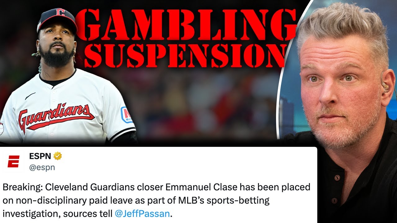 Another Guardians Pitcher Suspended In Gambling Investigation... | Pat McAfee Show