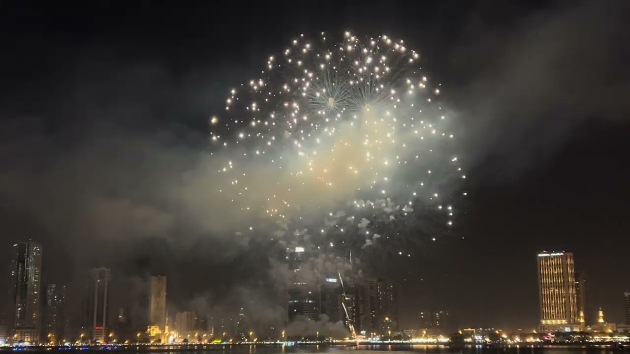 Sharjah Majaz waterfront fireworks 2026