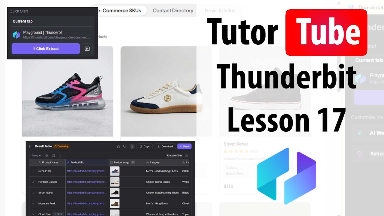 Thunderbit &mdash; Урок 17 &mdash; Парсинг публичных профилей