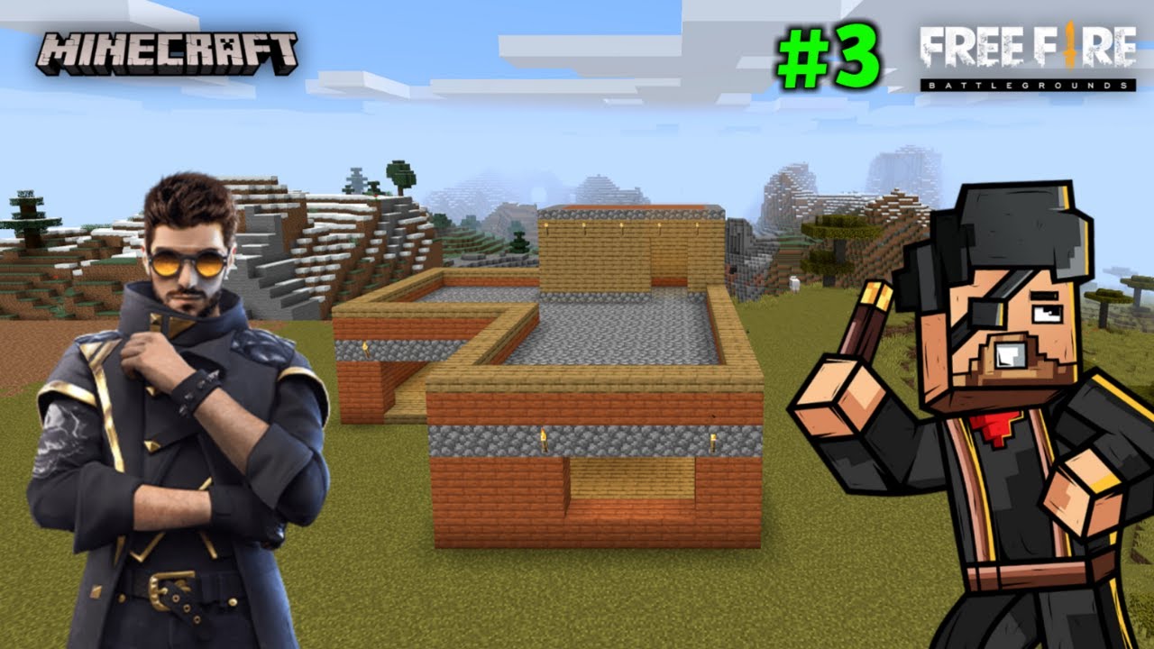 Just Completed Free Fire L Shaped House in Minecraft - Total Gaming
