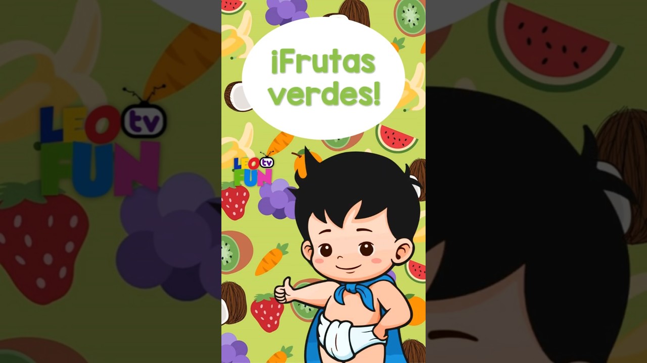 Frutas verdes! 🍏🍐🥝 #preescolar #ni&ntilde;os #aprendizaje #paratii #school #frutas #fruits #shorts