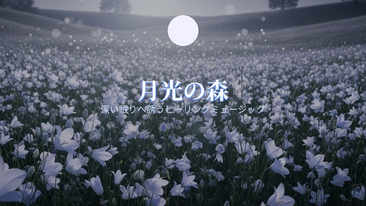 【1時間 睡眠用BGM】月光の森 ｜ 深い眠りへ誘うヒーリングミュージック