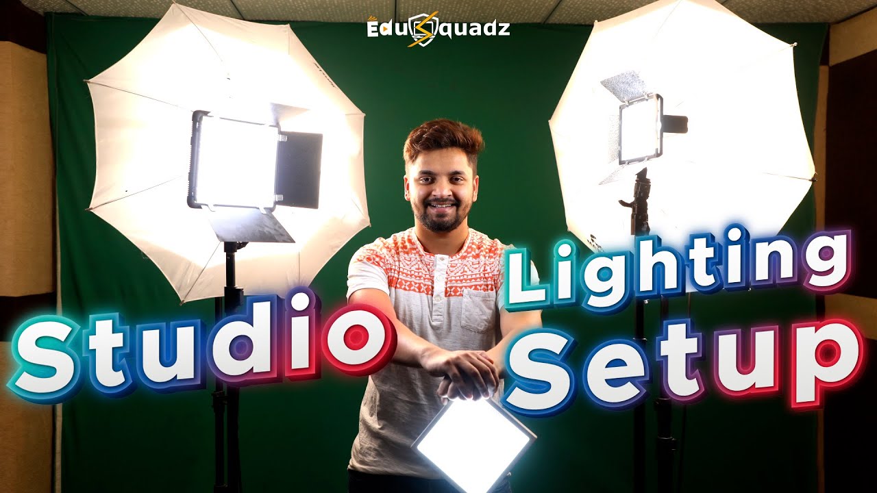 Studio Lighting for Online Classes | Studio Lighting Setup Tutorial in Hindi | Youtube Studio Setup