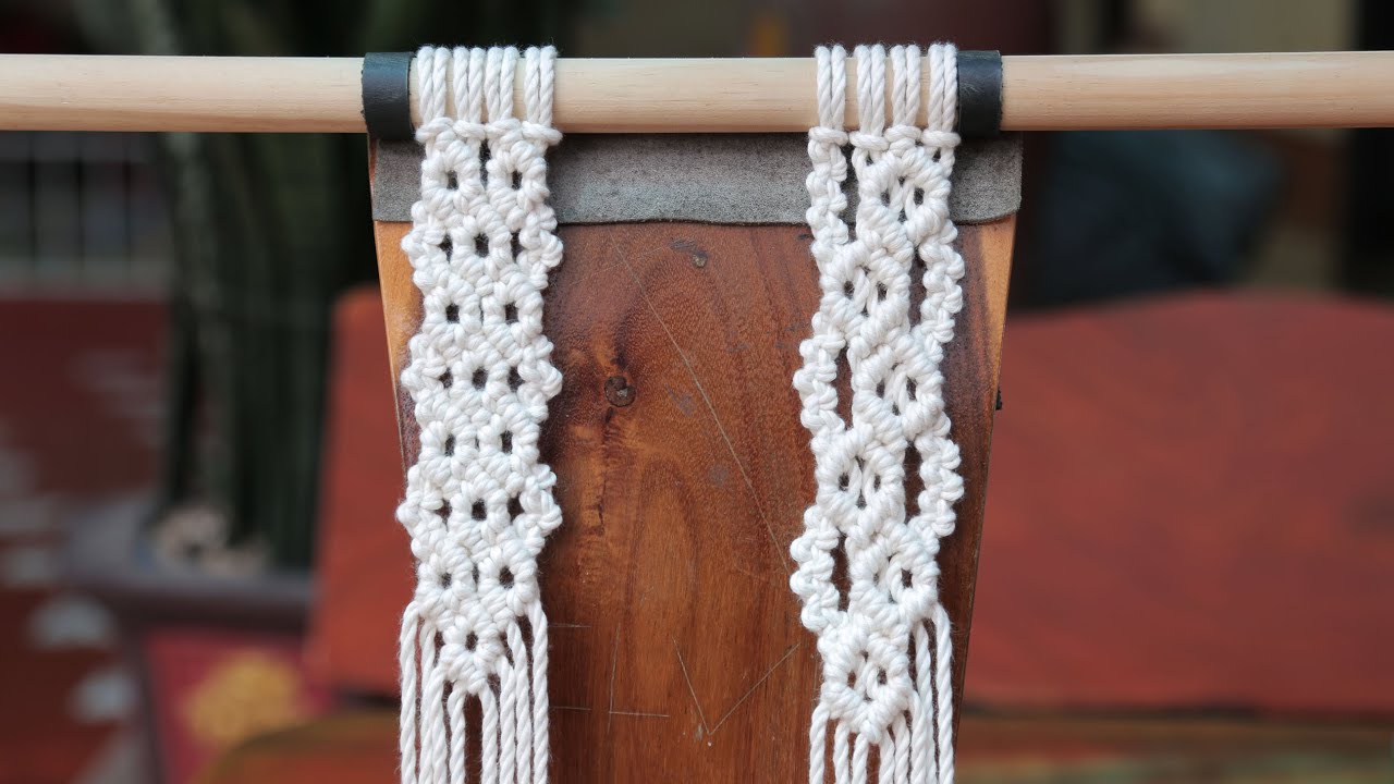 How to Macrame | DIY Macrame | 4 Cords Pattern Ideas | Design & Tutorial by LIT Decor | Part 9