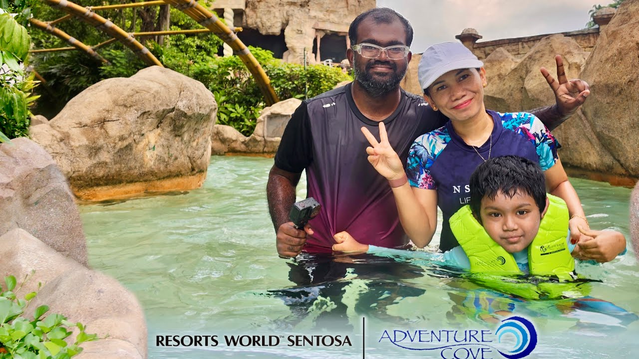 Mini vlog -Aditya  going to Adventure Cove water park 