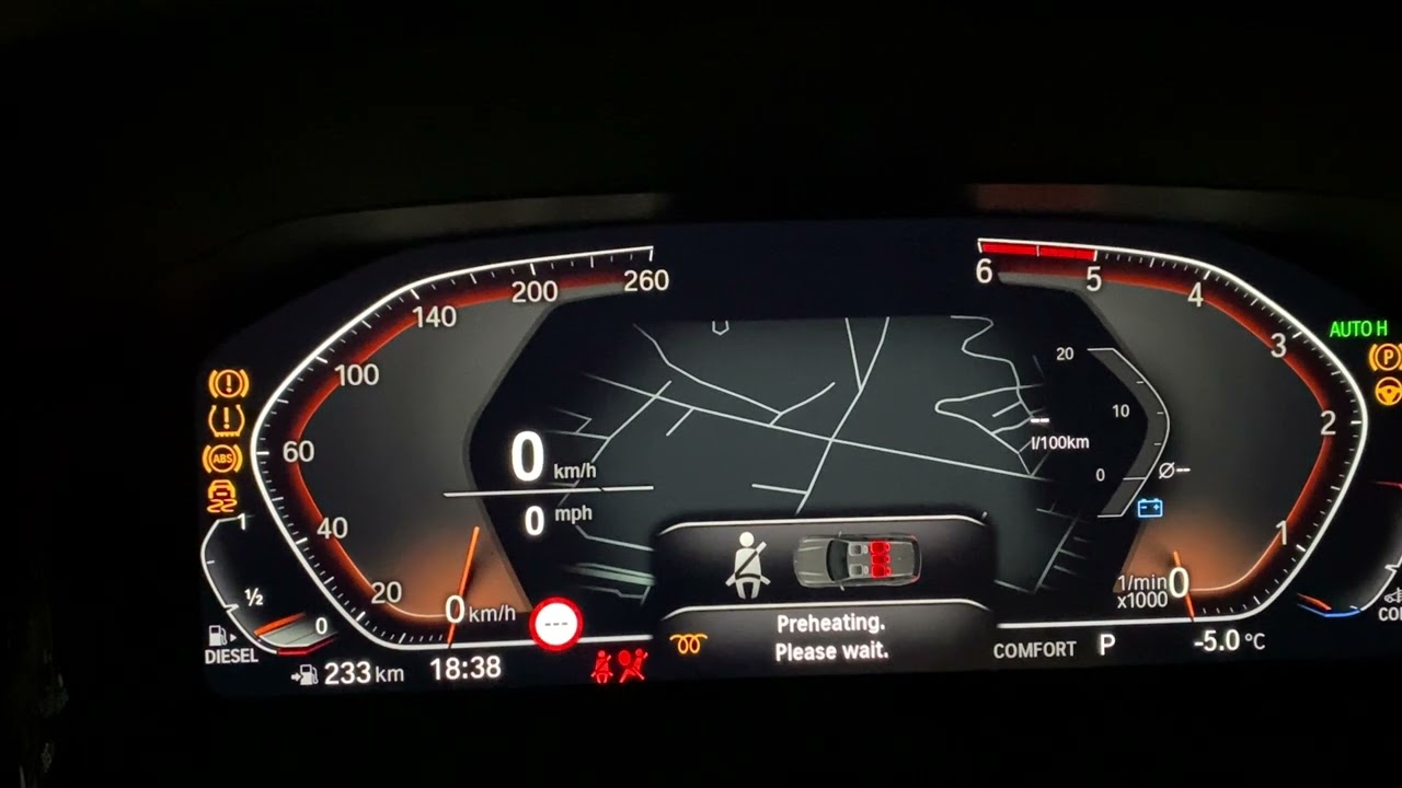 BMW G20/G21 316/318/320d cold start