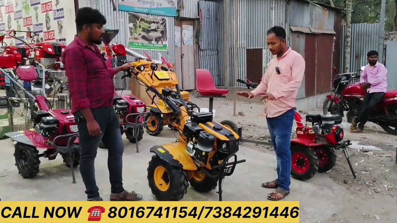 Mini Power trailer 8HP 10hp combined rice Mill machine #assambusinessidea #automobile 