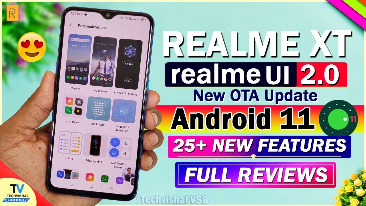 Realme XT New Realme UI 2.0 Android 11 Update Full Review | 25+ New Features | Realme XT New Update