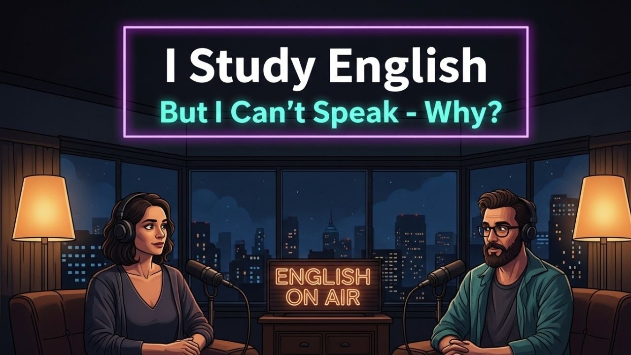 Why You Understand English But Can’t Speak Fluently - Easy English for beginners (For Adult A2–B1)