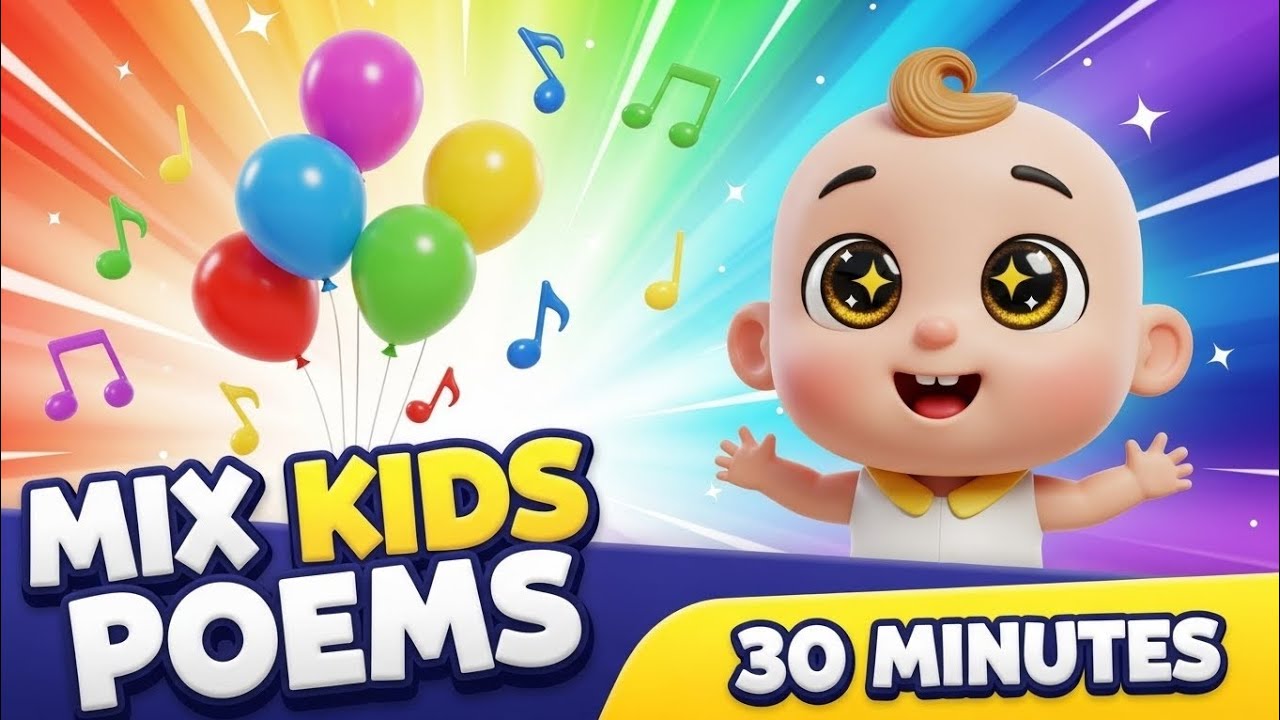 30 Minutes Mix Kids Poems | Nursery Rhymes