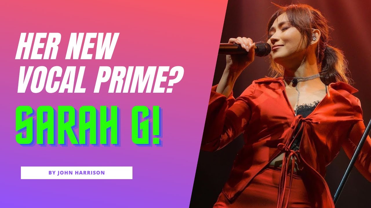 Is Sarah Geronimo Approaching A New VOCAL PRIME?