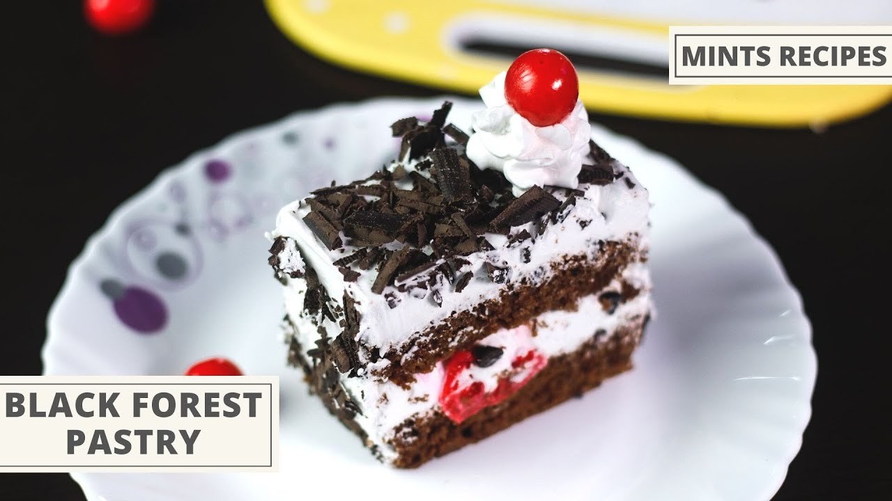 ब्लैक फ़ॉरेस्ट पेस्ट्री बनाने का सीक्रेट तरीका | बिना अंडा पैन में  | Eggless Black Forest Pastry