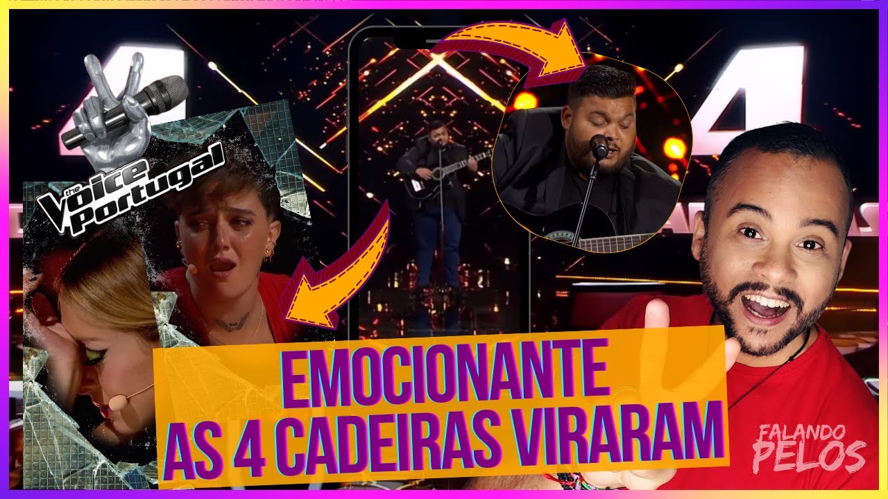 Rúben Torres - Meu fado meu | Provas Cegas | The Voice Portugal #REAÇÃO | 4 Cadeiras Viram Para Ele