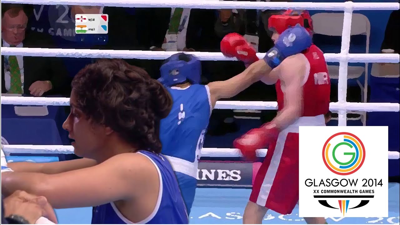 Michaela Walsh (Northern Ireland) vs. Pinki Rani (India) | 2014 Commonwealth Games - Women's boxing
