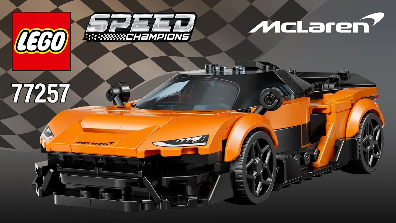 LEGO Speed ​​Champions McLaren W1 (77257) [287 деталей] Пошаговая инструкция по сборке | TBB