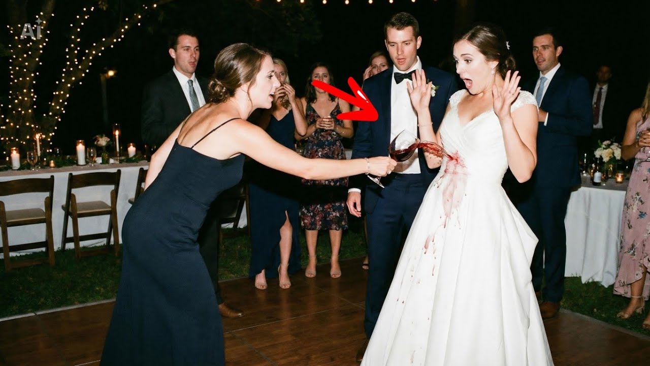 Mi cuñada derramó vino tinto sobre todo mi vestido de novia porque pensaba que yo...