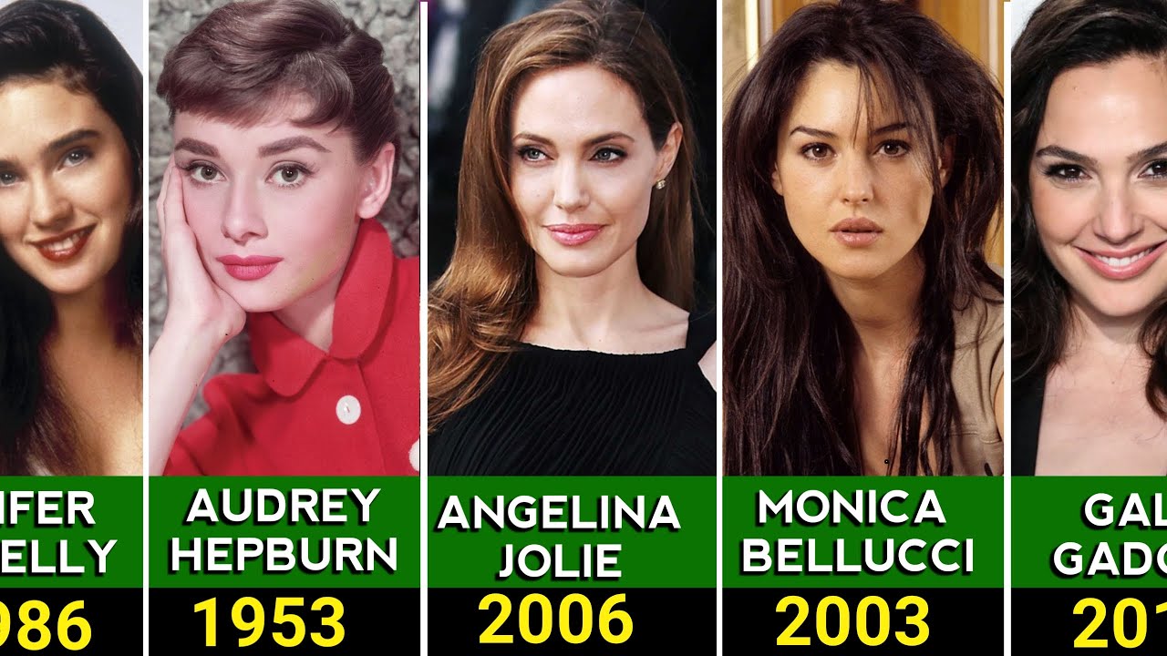 The Most Beautiful Actresses every Year (1930 - 2024)