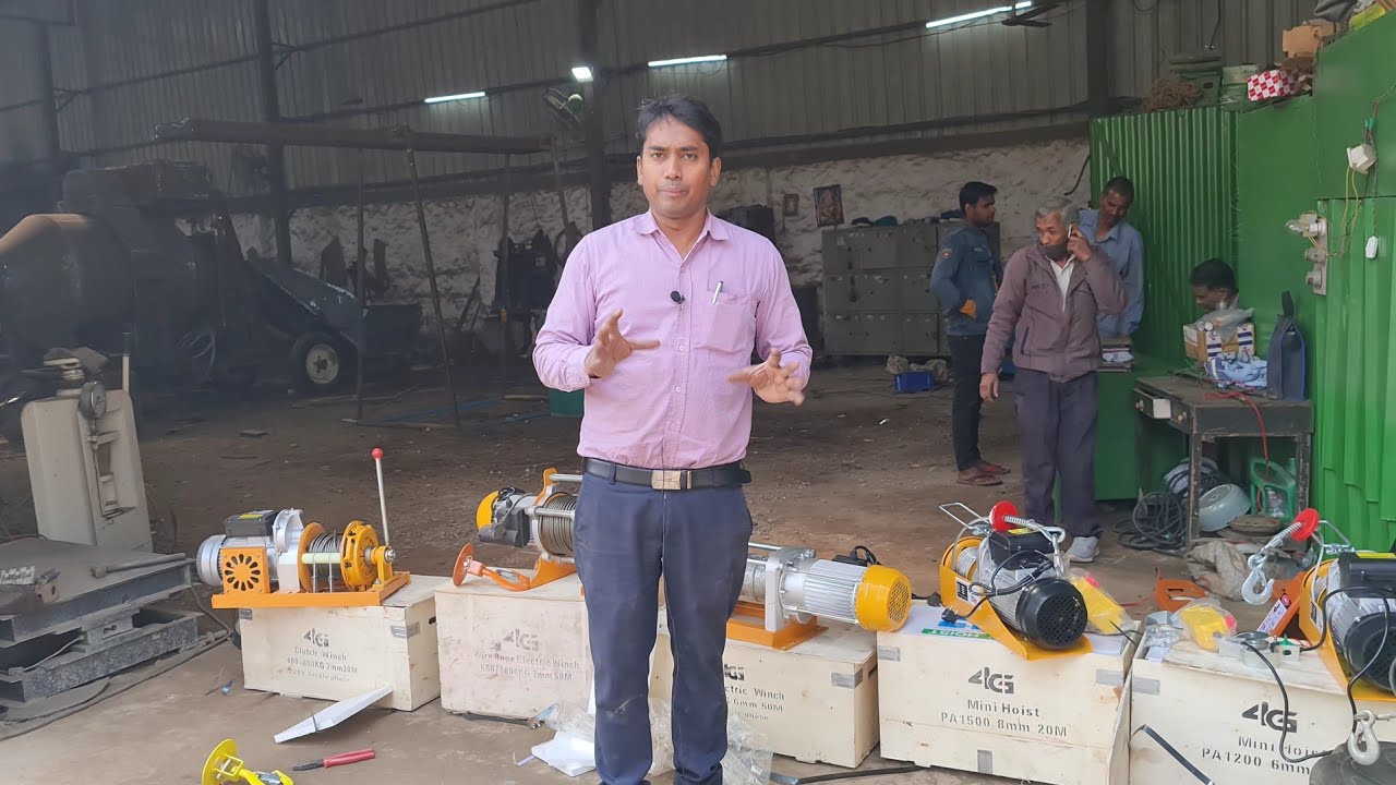 Duniya ki Sabse/ Sasti mini winch machine/ wholesale Price Me/All type Mini Winch🔥machine wala