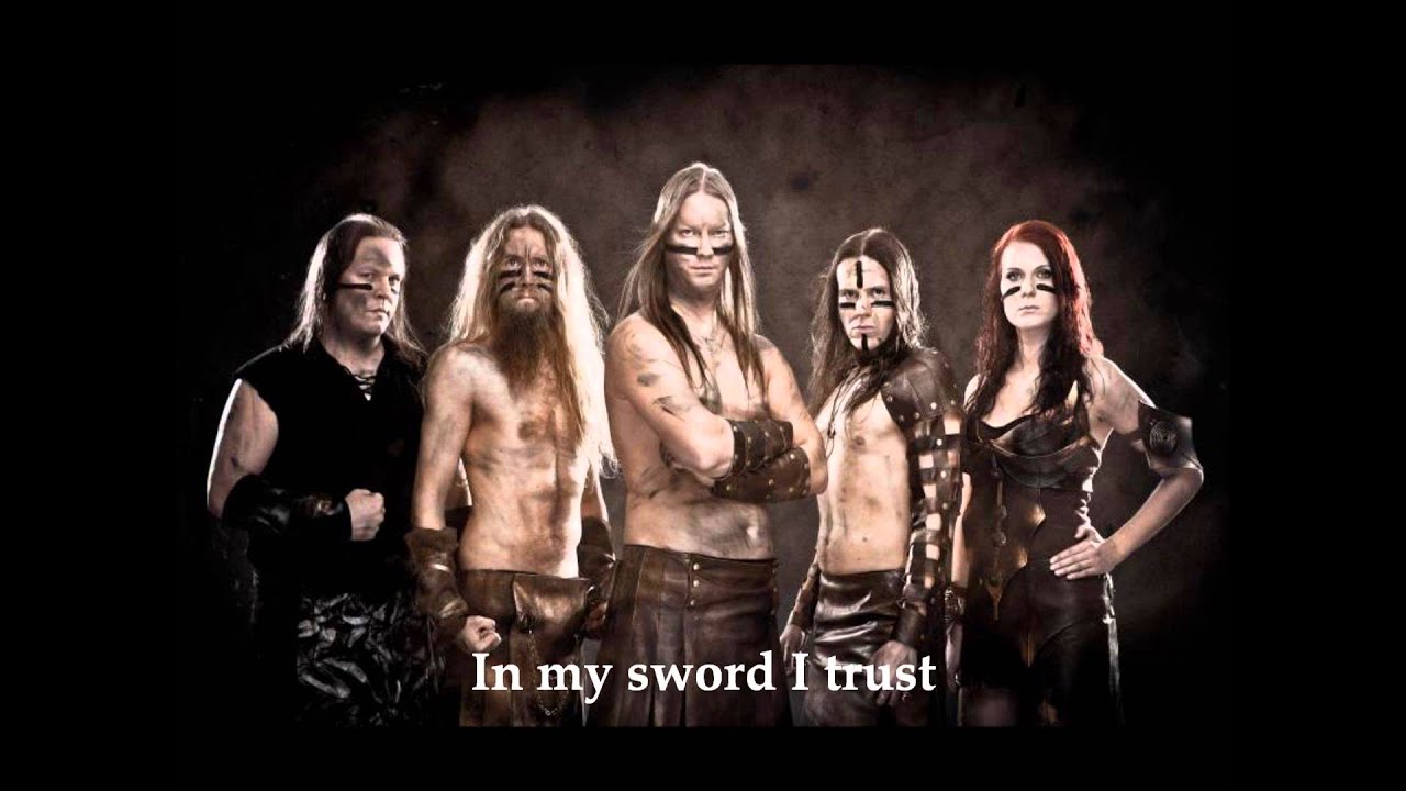 Ensiferum - In My Sword I Trust (Lyrics)