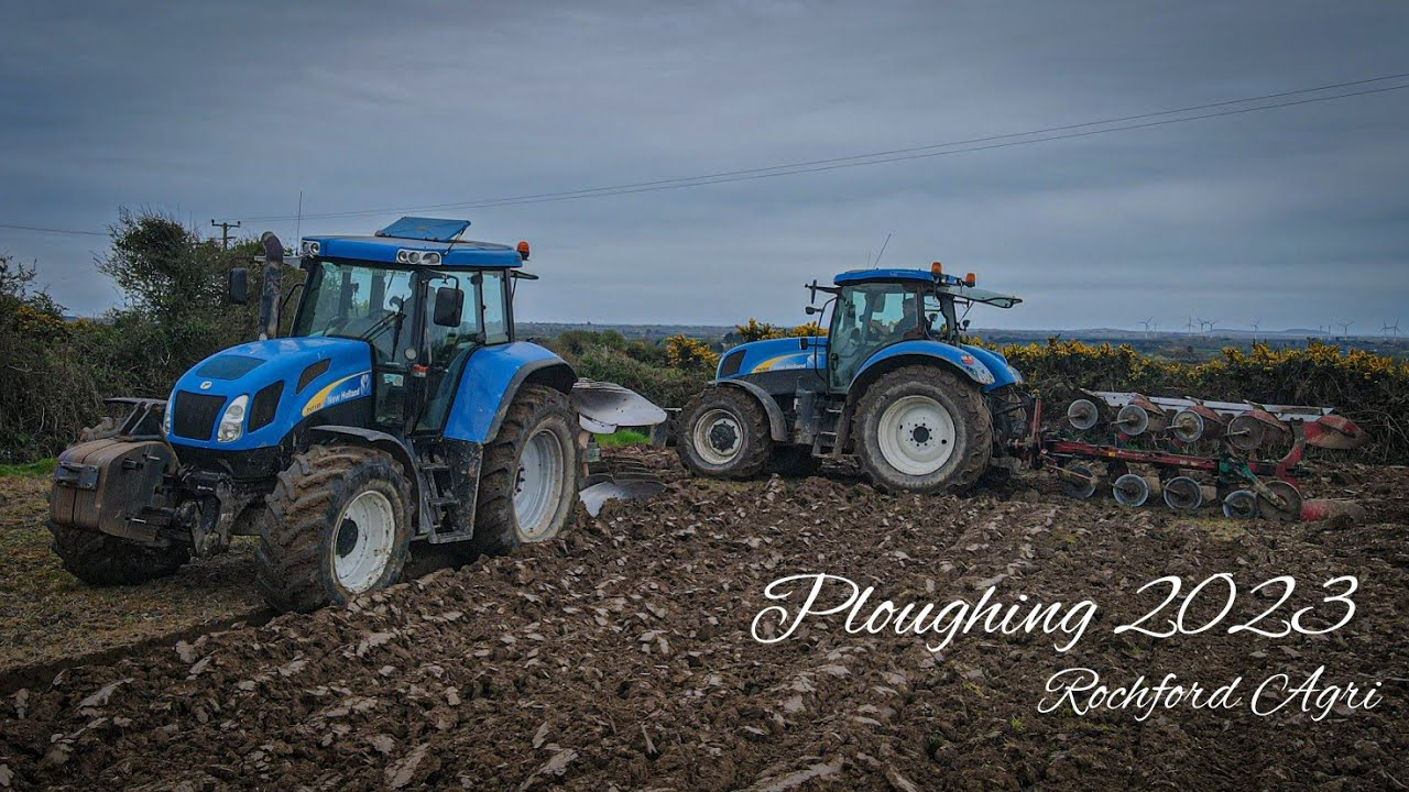 Ploughing 2023 - Rochford Agri - New Holland tvt155 & t6080