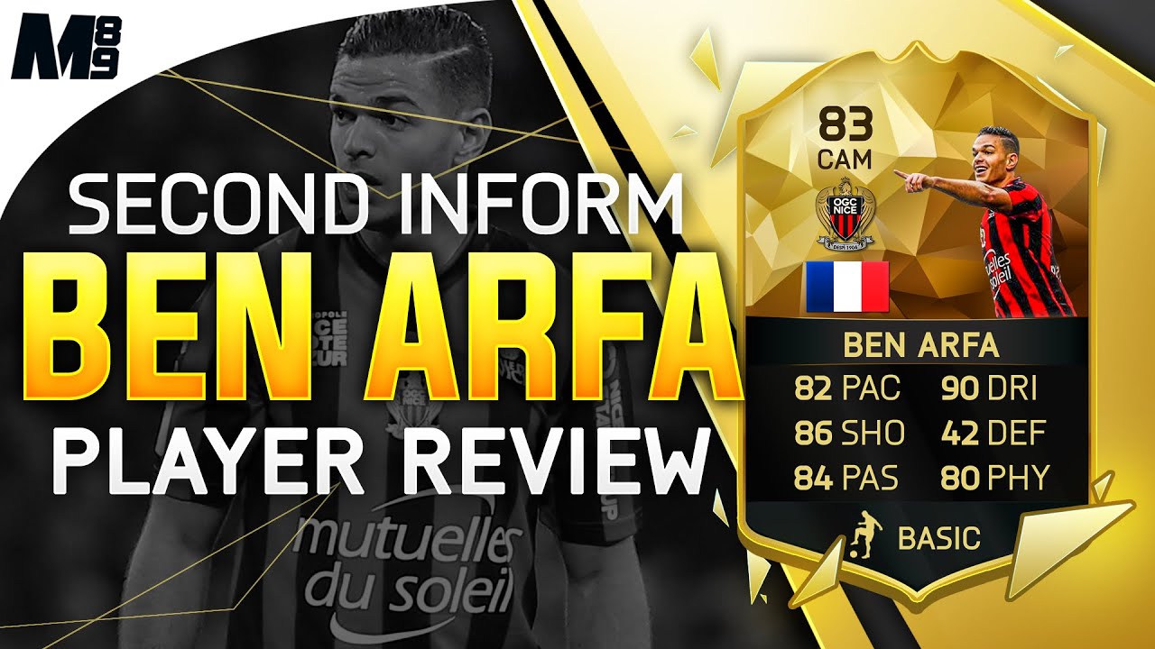 FIFA 16 SIF BEN ARFA REVIEW (83) FIFA 16 Ultimate Team Player Review + In Game Stats