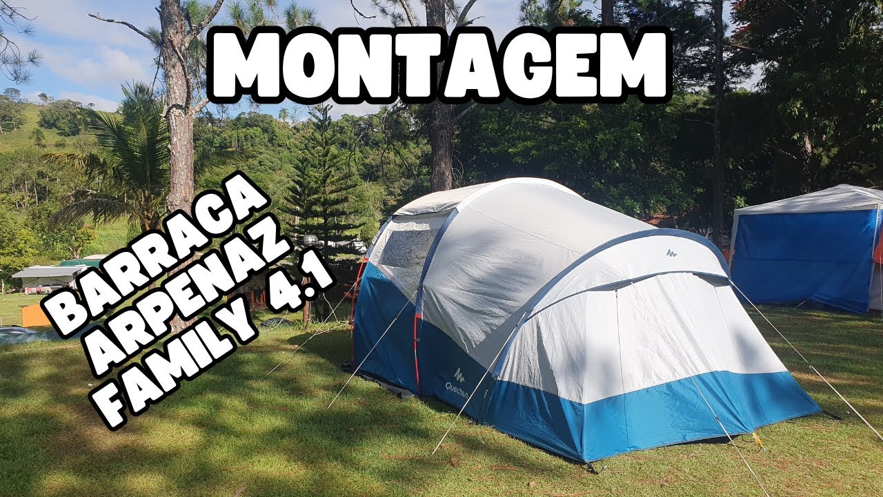 Como montar a Barraca Arpenaz Family 4.1 Quechua