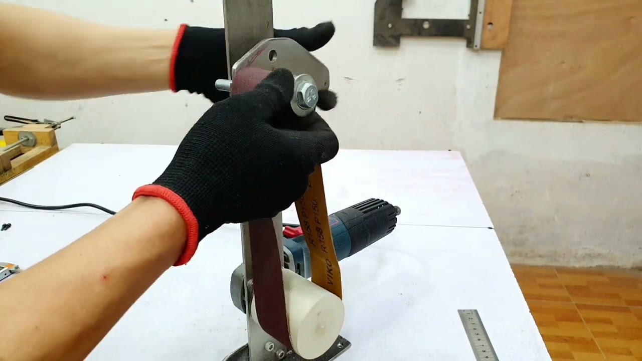 Angle Grinder Ideas || Homemade A Belt Sander || Angle Grinder Hacks