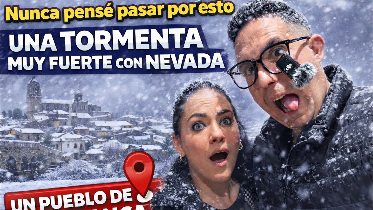 • Nunca pensé vivir esta tormenta ⛈️ en Salamanca Visitamos UN PUEBLO MARAVILLOSO 😍 
