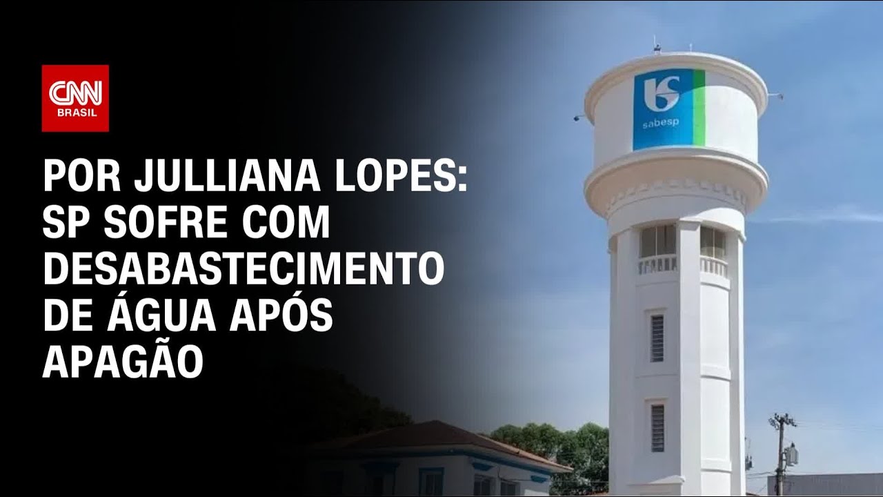 São Paulo e Região Metropolitana sofrem com desabastecimento de água após apagão | CNN ARENA