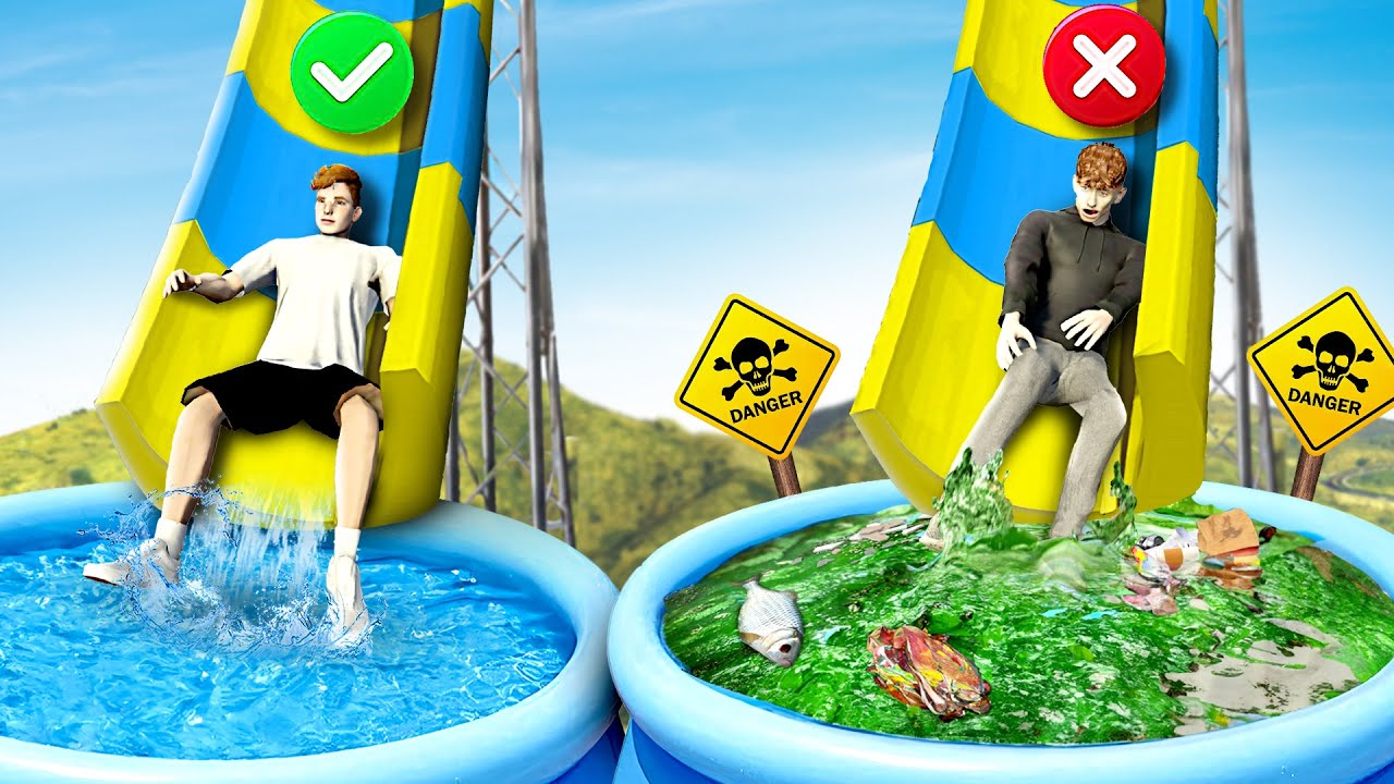 НЕ ВЫБИРАЙТЕ НЕПРАВИЛЬНУЮ ВОДНУЮ ГОРКУ в GTA 5 RP..
